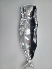 Mariposa Nantucket Coastal Beach Silver Aluminum Whale Serving Dish