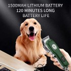 Professional Dog Hair Clipper All Metal Rechargeable Pet Trimmer Cat Shaver Cutt