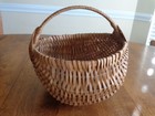 Woven Splint Buttocks Gathering Basket