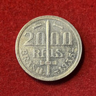 Brazil 2000 Reis 1935 Silver Coin Km 535 T5683