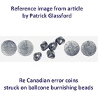 2004p Canada 5 Cents  Mint Error  Struck On 1 1g Magnetic Plan - Pcgs Ms62