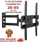 Tilt Swivel Tv Wall Mount Bracket For 32 - 65 Inch Lcd Led Plasma Flat Monitor