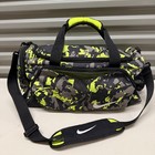 Nike Brasilia Duffelbacg Black Yellow Gray Camoflauge Camo Gym Travel Flaw