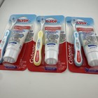 Baby Training Toothpaste And Toothbrush Kit  Mild Fruit Flavor -3 Pack