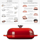 Le Creuset Signature Oval Bread Oven 1 5 Qt 11 5  Cast Iron France
