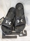 Under Armour Size 8 Ua M Locker Iv Slide Black   White Waterproof Shower Sandals