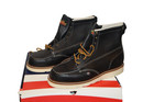 Thorogood American Heritage Moc Toe Wedge 6  Work Boots 814-6201  Black New