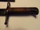 Original Ww1 ww2 M1891 Italian Carcano Bayonet W leather Scabbard-vg
