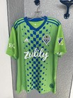 Adidas Seattle Sounders Fc Jersey Medium Green Mls Soccer Fotboll Authentic