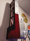 Vintag Retro Metal Open Sign Double-sided Led Lighted Marquee