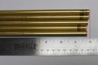  5  Pieces 360 Solid Brass Round Stock 3 8   0 375  11  Rnd Rod - Cutoffs