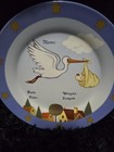 Boy Birth Plate Announcement Keepsake