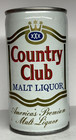Country Club Malt Liquor 12 Oz  Crimped Steel  Beer Can