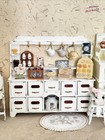 Dollhouse Miniatures Unfinished Vintage Cabinet Kitchen 1 12 Scale Cute Market