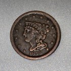 1850 Half Cent - Xf Details  Corroded   55059-l 