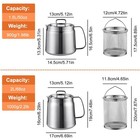 68oz Stainless Steel Deep Fryer Pot With Basket Oil Strainer Kitchen Frying Pot
