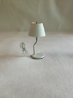 Tec Innovations Dollhouse Miniature White Desk Table Lamp Light Electric Nos