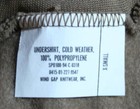 Usgi Heavyweight Polypropylene Thermal Polypro Shirt Top Underwear X-small New
