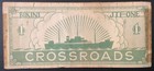 1940   s Usa Short Snorter Join Task Force Atomic Test Souvenir Note 