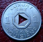 State Of Louisiana 1 Mill Luxury Tax Token In Ef Condition  tc-302200 