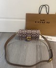 Cdz34 Shoulder  26 Crystal Signature Jacquard Mushroom Brown
