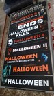 9 Halloween Movie Theater 5x25 Mylar Lot Michael Myers  edit  Read Description 