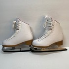 Jackson Softskate 380 Girls Ice Skates White Ultima Mark I Blades 8 1 3  Size 2