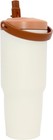 Nomad 30 Oz Tumbler Flip 30 Oz  Tawny Brown   Tortilla   Pearl White 