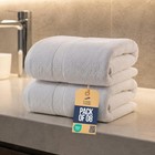 8-pack Resort Spa Beach Club Jumbo Bath Sheets  35 X 70   600 Gsm  100  Ring-   