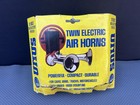 Vintage Unus Twin Electric Air Horns For Car   Boat 12 V - Made Italy -sealed