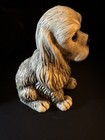 Vintage 1977 Hard Thick Plastic Puppy Dog  Coin Bank Cocker Spaniel