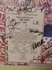 Vintage Framed  The King And I Window Card poster - Signed By Broadway Cast  377