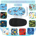 10 Pcs Adhesive Eye Patches For Kids Boys 10styles Latex Free Eye Pad Bulk Light