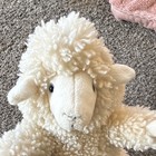 Rare Jellycat Cream white Plush Sheep Lamb Stuffed Animal Bibbly Bobbly Sheep