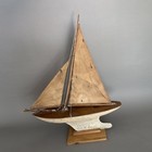 Antique Star Yacht Sailboat pond Boat Made In England