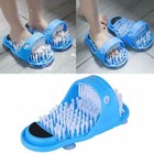 Shower Foot Scrubber Massager Exfoliating Cleaner Washer Wash Slipper Brush New