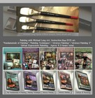 Art Supplies Michael Lang Painting Instruction 5 Dvd Set Plus 3 M lang Brush Set