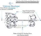 Men Women s 925 Sterling Silver Round Stud Earrings Cz 2 3 4 5 6 7 8 9 10mm