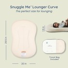 Lpn - Snuggle Me Organic Newborn Baby Infant Lounger Curve Pillow   Tote Bag