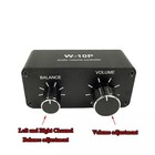 3 5mm Amplifier Music Sound Volume Controller Dual Channel Stereo Adjuster