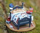 Wee Forest Folk Star Spangled Snoozers  Wff  M-514a  Rwb Bed Mouse Ltd 2021
