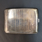 Antique George V Sterling Silver Cigarette Case 1918 Heavy 156 Grams England