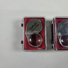 Frienda 3 Pieces Jewelers Eye Loupe Set 10x  20x And Triplet Style  Silver 