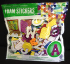 Lot Of Kids Foam Craft Supplies Silver Multi Glitter Letters Bookmarks Alphabet