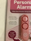 Sabre Pink Personal Alarm Key Ring With 110db Alarm Audible 600    Away