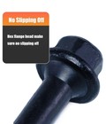 Structural Lag Screws 8 Inch  50-pack  14 X 8 Heavy Duty Black Timber Screws 