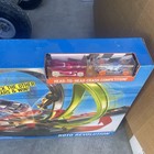 Hot Wheels Roto Revolution Track Set Motorized Loops Rotate -  Mattel New   