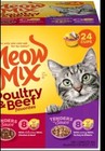 Meow Mix Poultry   Beef Favorites Variety Pack Adult Wet Cat Food 24 Count 