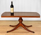 Vintage Georgian Mahogany Pedestal Cocktail Side Table