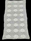 Extra Large Filet Crochet Table Topper Runner Handmade Vintage